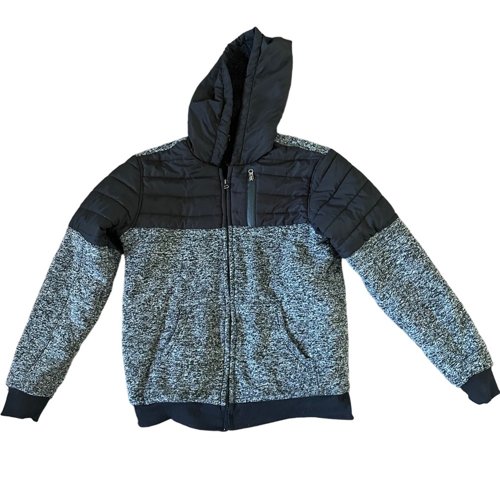 Blue gear winter coat